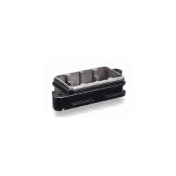 Embase encastrée 6B, Aluminium moulé sous pression, acier inoxydable, IP68/IP69K, Sortie basse